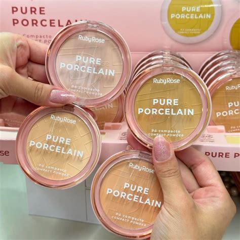 Polvo Compacto Pure Porcelain | Línea Rosa Ruby Rose – Yugen Online