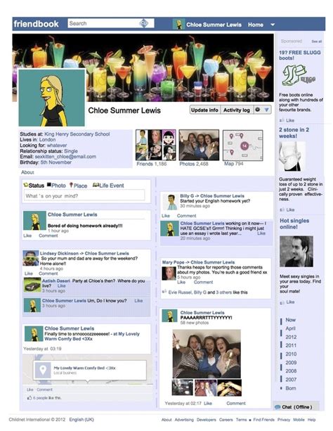 friendbook profile  rowse