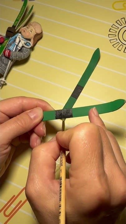 Лыжи своими руками для ватной игрушки или куклы. Diy - YouTube