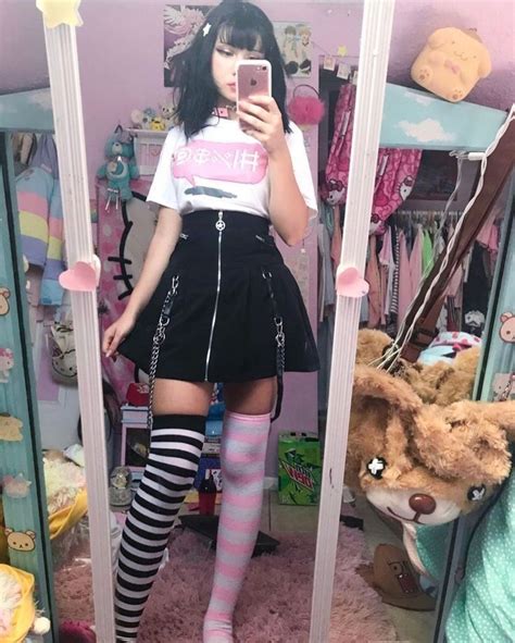 Egirl Pastel Goth Aesthetic Outfits : Kawaii aesthetic tees for gothic girls, crybaby tshirt.