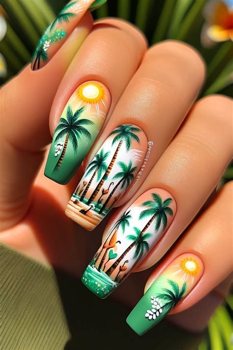 top  summer beach nails  trendy designs colors artofit