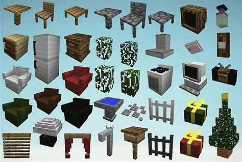 Скачать мод на мебель MrCrayfish’s Furniture Mod для Minecraft
