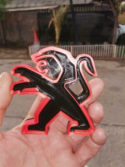 3D file Peugeot logo 🚙・3D printable model to download・Cults