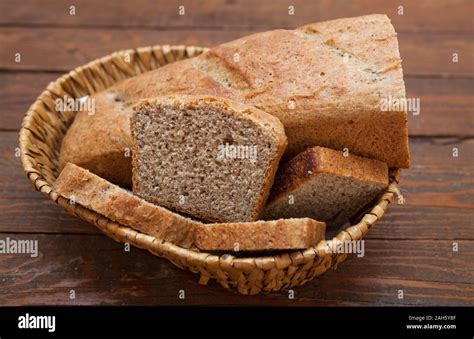 Rustic homemade whole wheat bread Stock Photo - Alamy