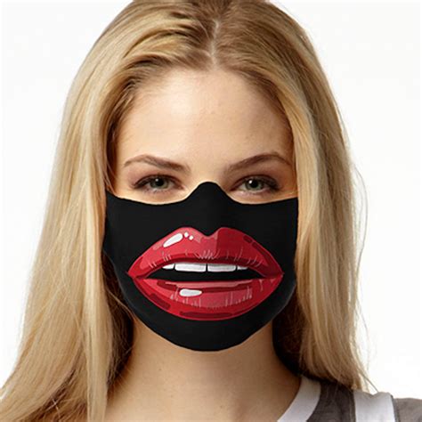 Download Funny Face Big Mouth Mask Wallpaper | Wallpapers.com