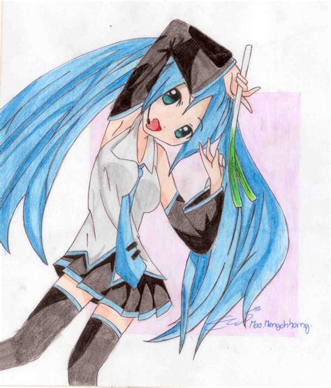 hatsune miku by sketch-chhorng on DeviantArt