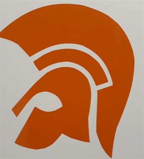 Trojan Head 8" Decal
