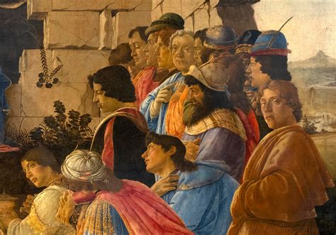 Botticelli Adoration Magi Novella Uffizi Gallery Florence