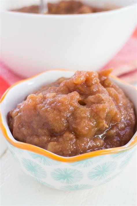 Homemade Crockpot Applesauce Recipe - Brooklyn Farm Girl | Recipe