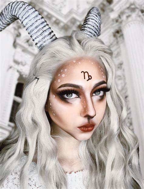 Capricorn MakeUp / Макияж Козерога | Идеи макияжа, Макияж, Авангардный ...