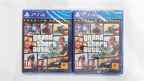 GTA 5 Premium Edition PS4 Unboxing - YouTube