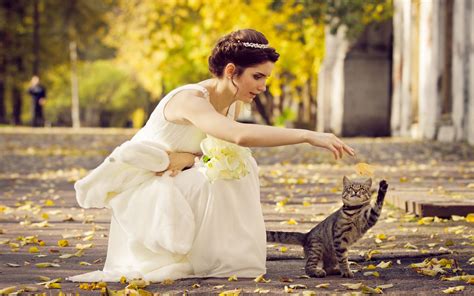 Осенняя фотосессия с кошкой - лучшие идеи