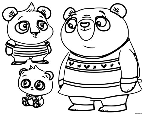 Coloriage Chip Et Patate Nico Panda Le Meilleur Ami De Chip Avec Bodi