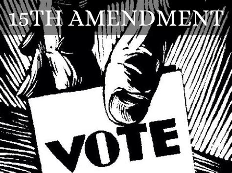 15th Amendment Clipart - Illustrating the Right to Vote for All