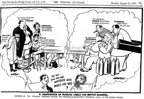 Сталин на карикатурах до 1939 г.