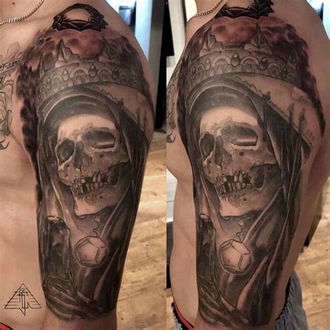 Santa Muerte Tattoo Ideas Celebrating the Holy Death