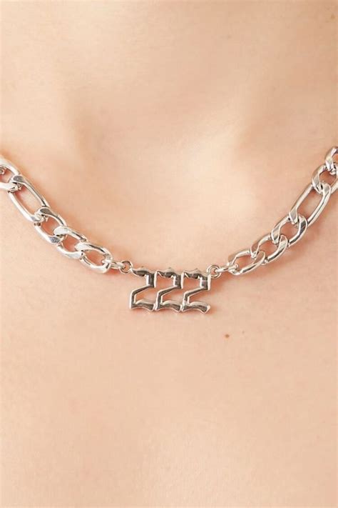 Angel Number 222 Necklace - forever21us