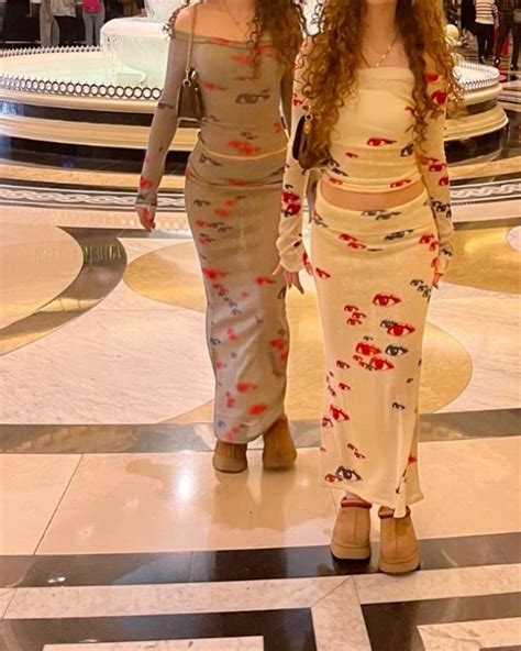 Sunday & Demitra Kalogeras | Fiesta outfit, Fame clothes, Sister outfits