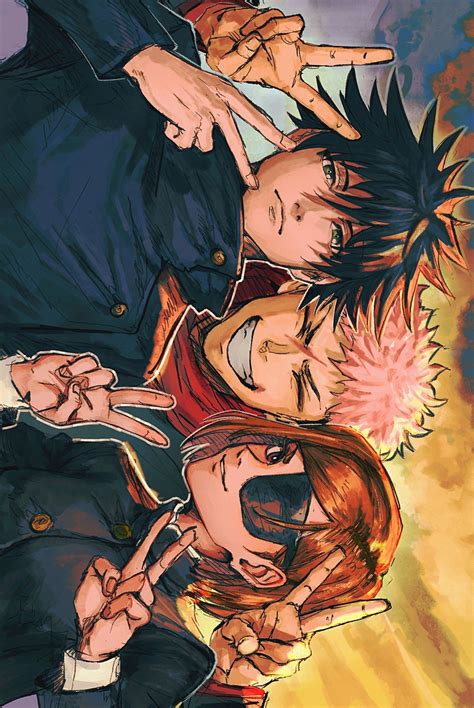 Best 12 Jujutsu Kaisen: Yuji Itadori, Megumi Fushiguro, and Nobara