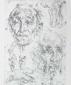 Charcoal Drawings by Nicolai Fechin