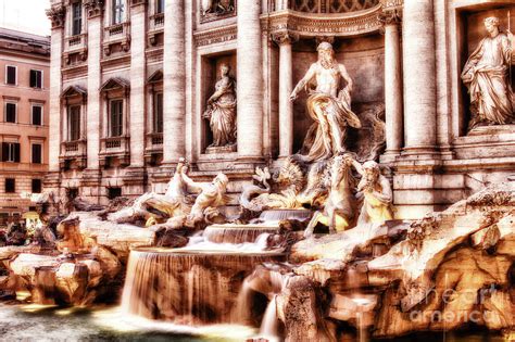 Trevi Fountain at Twilight Photograph by Ross Vaughan | Fine Art America