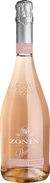 Игристое вино розовое брют Zonin Prosecco DOC Rose 0.75 л (Зонин ...