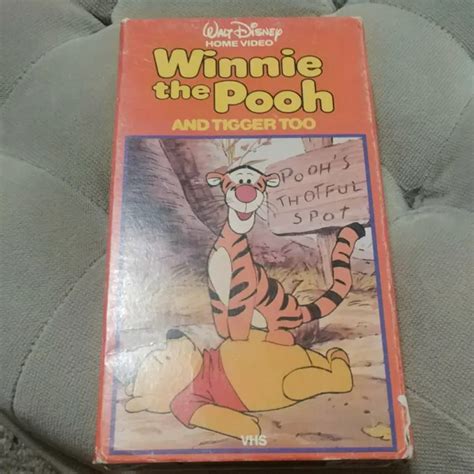 WALT DISNEY'S WINNIE the Pooh and Tigger Too-VHS #64V-original release ...