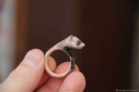 Кольцо Хорек/ Хорь/ Хорьки/ Для Хорьков/ Ferret/ Ferret Ring – купить ...