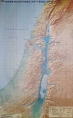 Карта «Древняя Палестина» — Kniga.land