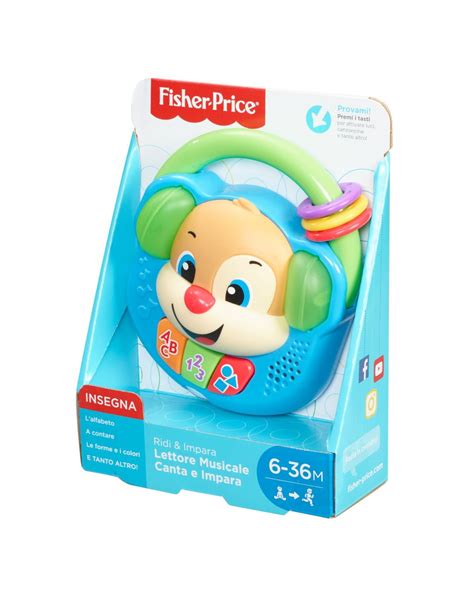 FISHER PRICE - LETTORE MUSICALE CANTA & IMPARA - Prénatal Store Online