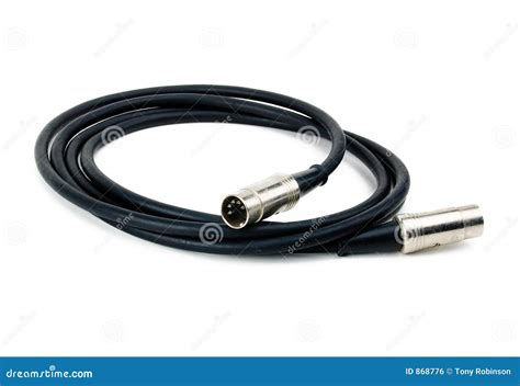 Midi Cable stock photo. Image of notes, cord, music, connection - 868776
