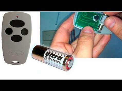 Меняем батарейку в пульте Transmitter Doorhan Пульт для ворот ...
