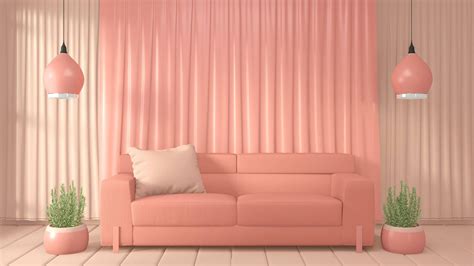 Baby Pink Wallpaper Living Room at Sophie Denny blog
