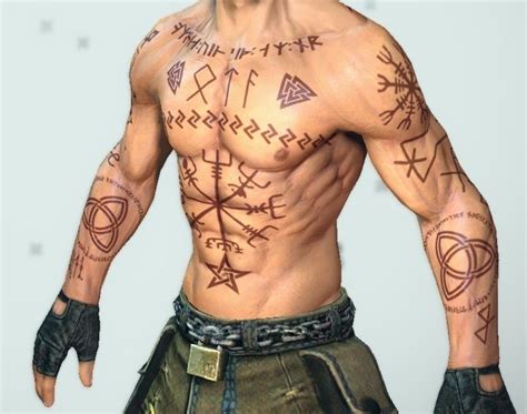 viking rune tattoos - Google Search ((I feel like this is what MCU!Thor ...