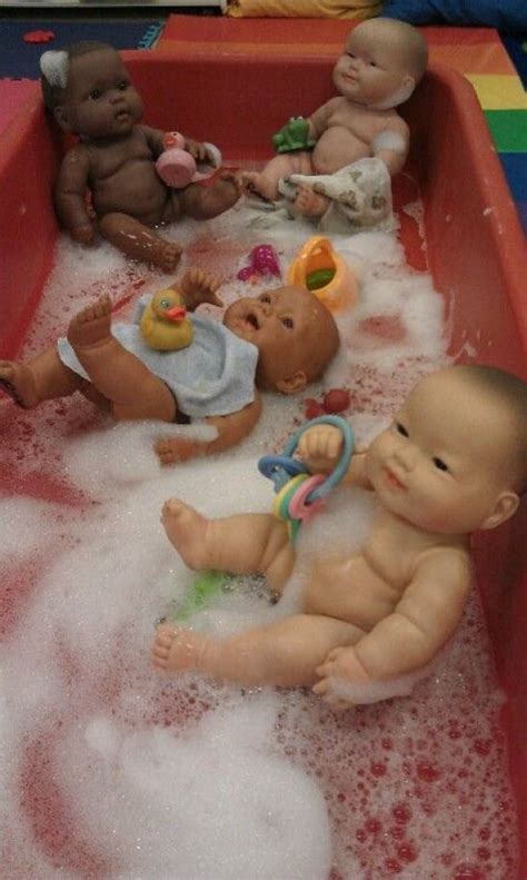 Baby doll bath time #babybathing #baby #bathing #play | Baby bath time ...