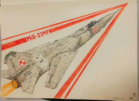 ArtStation - Polish Mikoyan-Gurevich MiG-23MF Flogger-B 03/04/2023