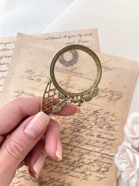 Винтажный кулон с лупой «Сад» от 1928 Jewelry