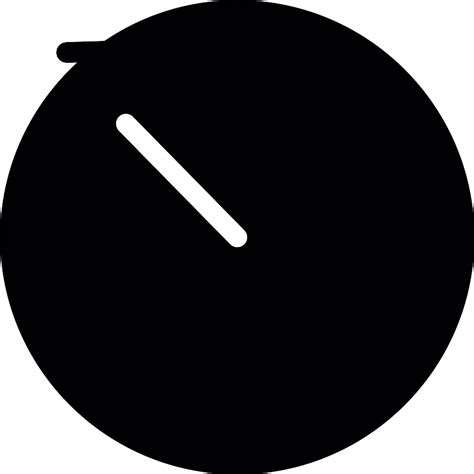 Circular Clock Vector SVG Icon - SVG Repo
