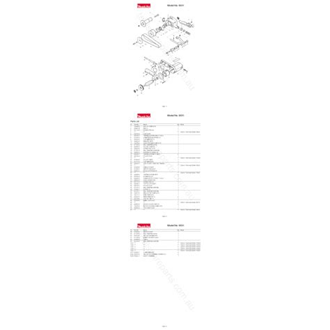 Makita 9031 Spare Parts