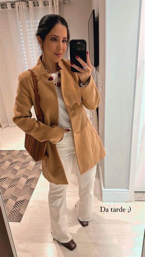 Look Com Casaco Caramelo - Look com casaco caramelo | Looks, Looks femininos, Look