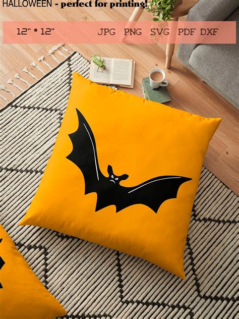 Хэллоуин Летучая мышь SVG Сублимация Хэллоуина Счастливый - Etsy