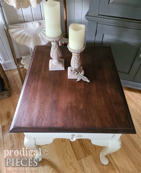 Queen Anne Coffee Table Makeover Colorful Coffee Table DIY Refresh