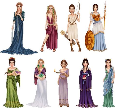 Greek Goddesses by LadyAraissa on DeviantArt | Greek goddess costume ...