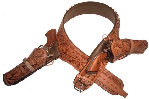 Western Drop Loop Gun Belt with Side & Cross Draw Holsters [SRC-103 ...