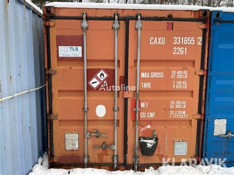 Покупка на 20 футов контейнер Container 20fot на търг Швеция Karlstad ...