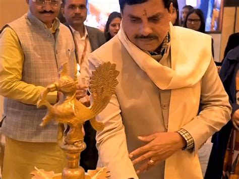cm mohan yadav hails mp  investment hub attends rajasthan digifest