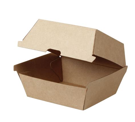 Kraft Clamshell Burger Box - (IP7) - Catering Disposables