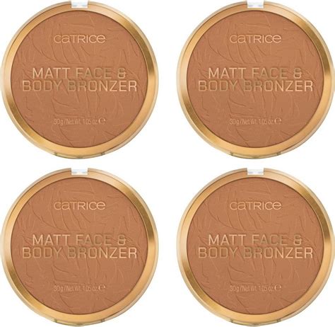 Catrice Bronzer »Tropic Exotic Matt Face & Body Bronzer«, 4-tlg.
