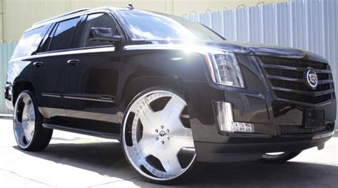 Cadillac Escalade on 30" inch wheels - Big Rims - Custom Wheels