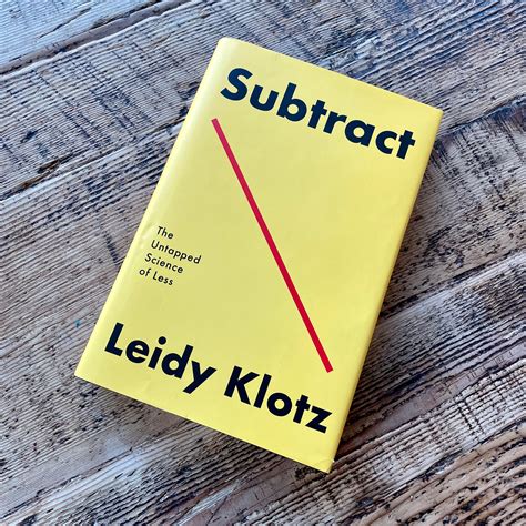 The Solution to All Our Problems: Subtraction